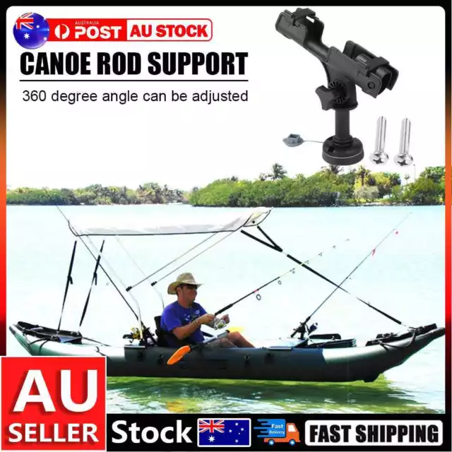 ADJUSTABLE KAYAK BOAT Fishing Tools Rod Holder Support Mount Angle Bracket  $19.89 - PicClick AU