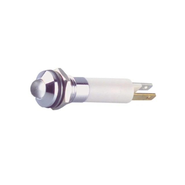 19081352 Luce di controllo: LED convesso 24VDC Apertura: Ø8mm IP67 Plastica CML SEMIC