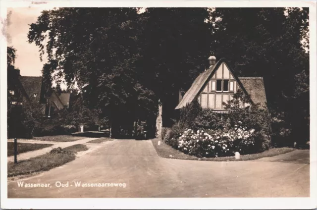 Netherlands Wassenaar Oude Wassenaarseweg  Vintage RPPC 04.96