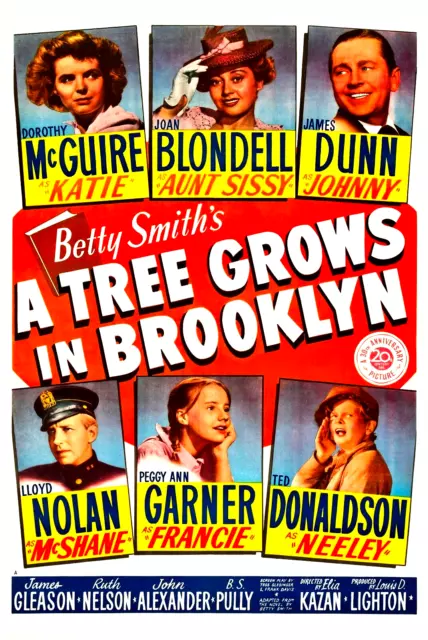 16mm Feature Film: A TREE GROWS IN BROOKLYN (1945) Dorothy McGuire - NICE ORIG