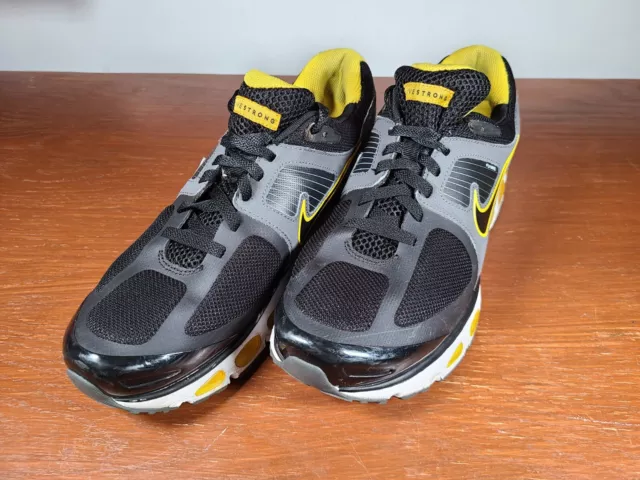 Realmente tribu guapo NIKE FITSOLE 2 Livestrong Flywire Fit Cushioning Support Black/Yellow Mens  Sz 11 $39.99 - PicClick