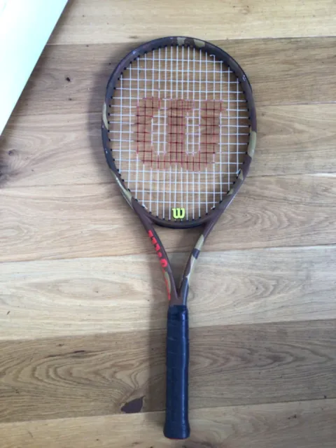 WILSON BURN 100 LS Camo Edition Tennis Racket. Grip 2. New
