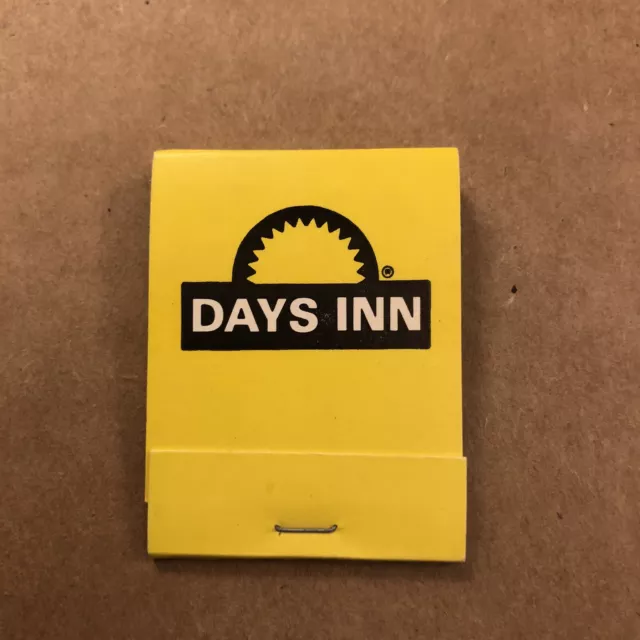 Vintage Classic Bright Yellow Days Inn Hotel Motel Advertising Matchbook