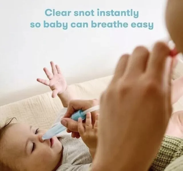 Frida Baby Sicherheit Nasensauger NoseFrida Snotsauger mit 20 Hygienefiltern