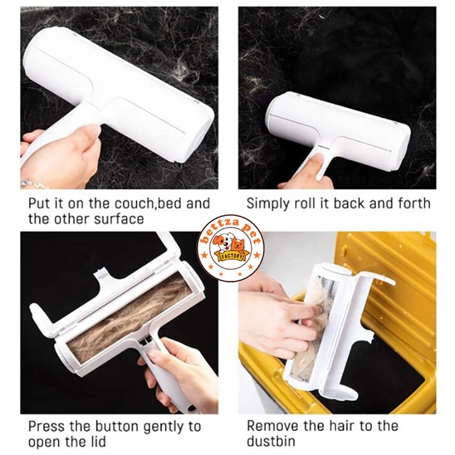 Pet Dog Cat Hair Lint Remover Reusable Roller Bed Sofa Clothes Cleaning Brush 4