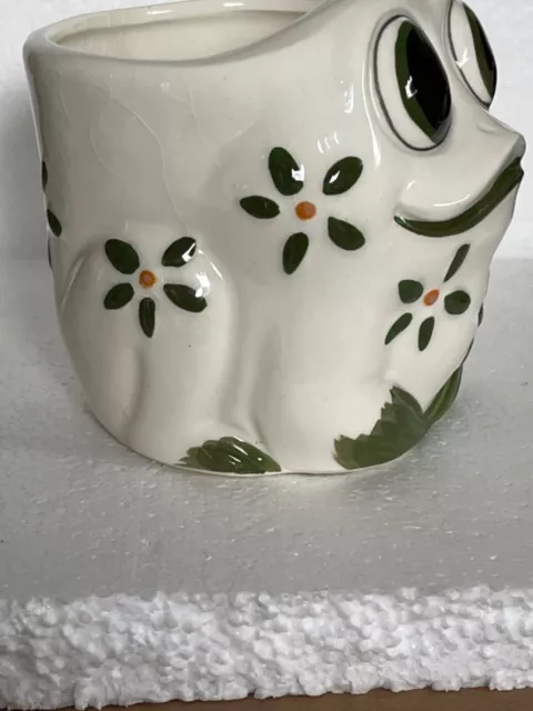 VINTAGE CERAMIC FROG Planter. Made In Japan With Tag $16.99 - PicClick