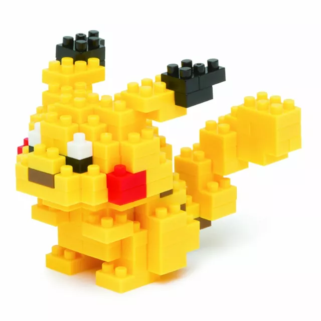 Nanoblock Pokemon Pikachu Mini Ladrillos Puzzle 130 Piezas Gran Regalo NBPM-001