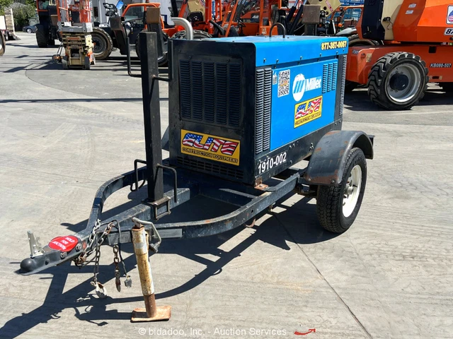 2012 Miller BigBlue 400D 400 Amp Diesel Towable Welder Generator Diesel bidadoo