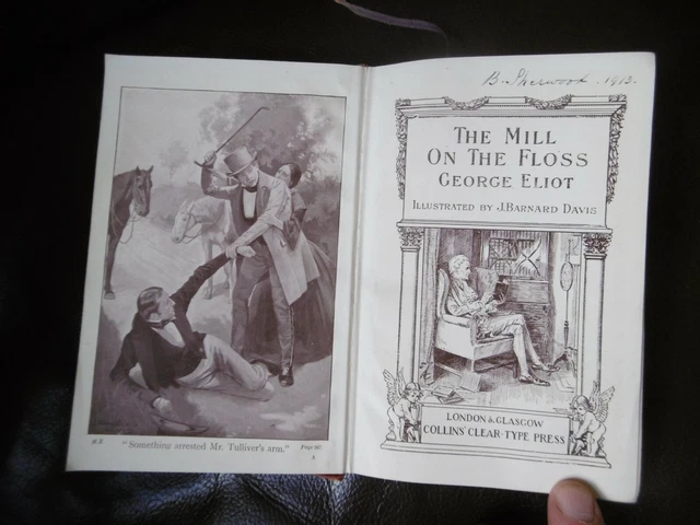 VINTAGE UK HB book 1906? THE MILL ON THE FLOSS George Eliot ...