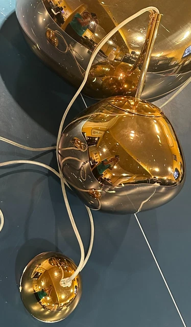 Tom Dixon Melt gold pendant lamp small