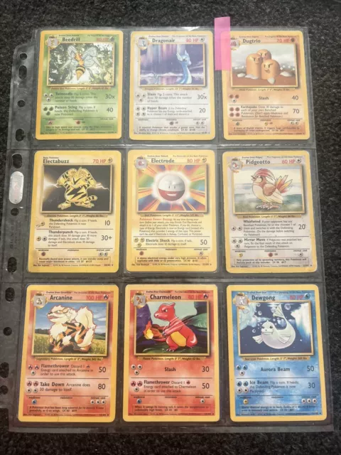 Pokemon Base Set Non-Holo Complete