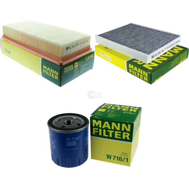 MANN-FILTER INSPEKTIONSPAKET FILTERSATZ A FÜR CITROEN C2 1.6 HDi C3 1 1