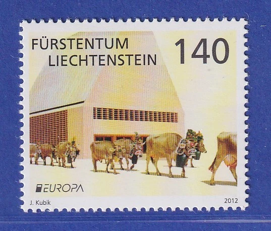 Liechtenstein 2012 Europa Besuche Almabtrieb Vaduz Mi.-Nr. 1624 **