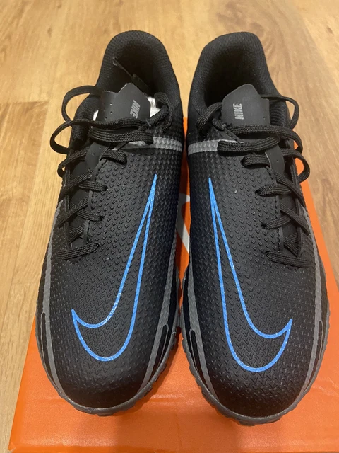 Nike JR PHANTOM GT2 ACADEMY TF Schwarz Blau Grau Kinder Fußballschuhe Gr.32 NEU 2