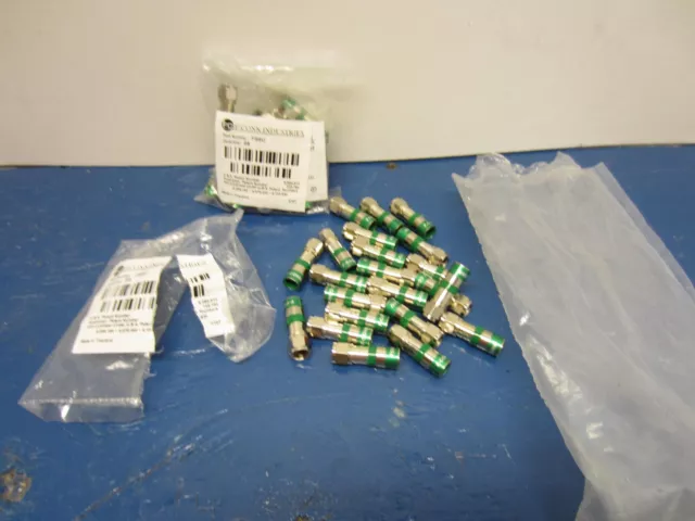 F-Conn FS6U Coax Coaxial Compression Connector Lot of 47