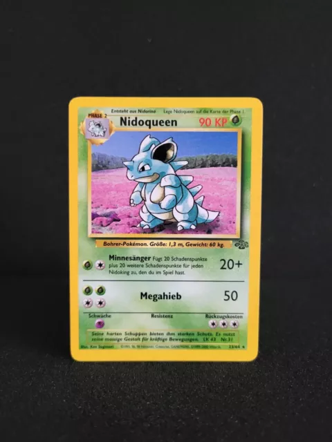 Pokemon Karte Nidoqueen - Near Mint - 23/64 Dschungel Set (Jungle)