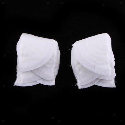 N/A Set di Spalline in Schiuma Forniture per Cucire per Abiti da t-Shirt Blazer Bianco 5 Paia 