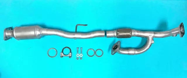 Fits: 2007 To 2012 Lexus ES350 3.5L V6 Catalytic Converter With Flex Y-Pipe