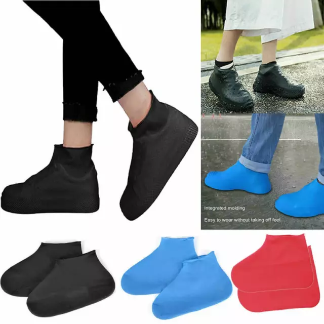 Resistant Boot Cover Protector Silicone Overshoes Rain Waterproof Shoe Covers