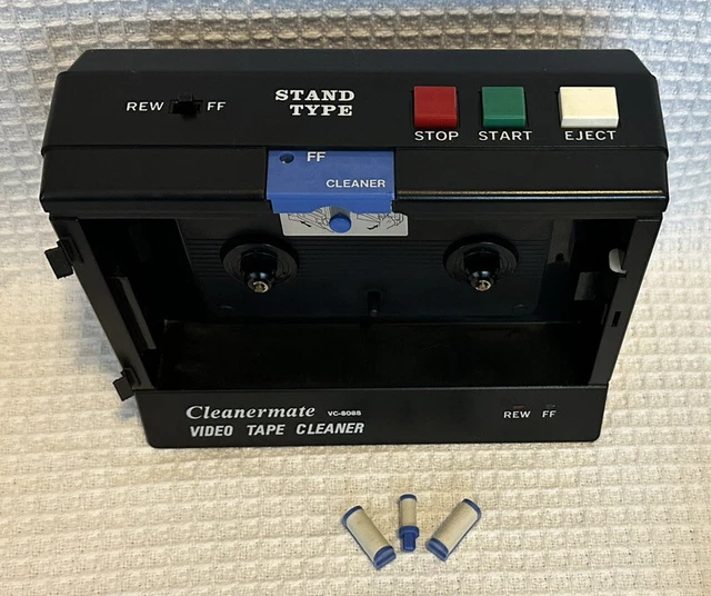 VINTAGE VHS CLEANERMATE VC8088 Video Tape Cleaner Tested Working AV