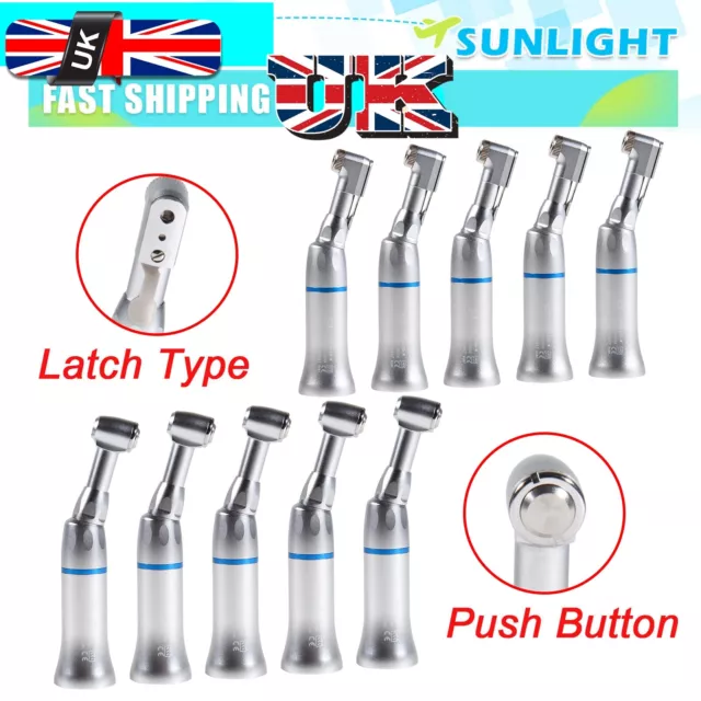 Dental Slow Low Speed Handpiece E-type Push Button Latch Contra Angle NSK Style