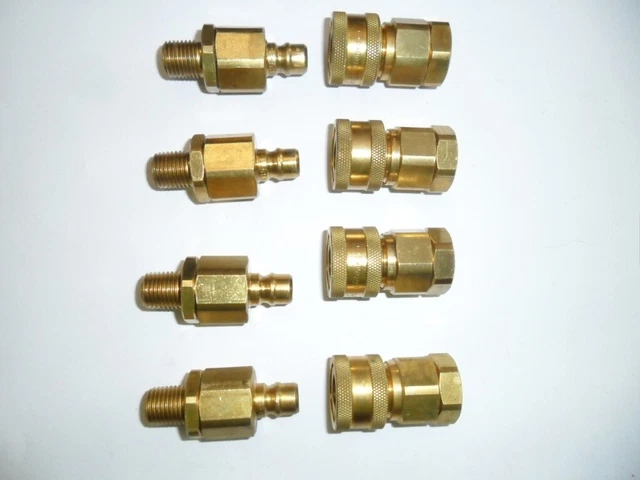 8-Snap-Tite Bvhn4 bvhc-4 Hydraulic Quick Connect Hose Coupling, Brass bin free s