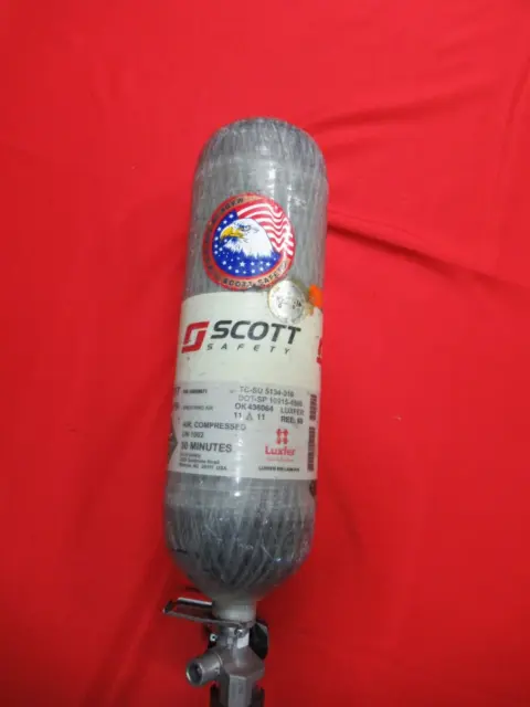 11/2011 Scott 30 Minute 4500psi Carbon Fiber SCBA Cylinder Bottle Air Tank