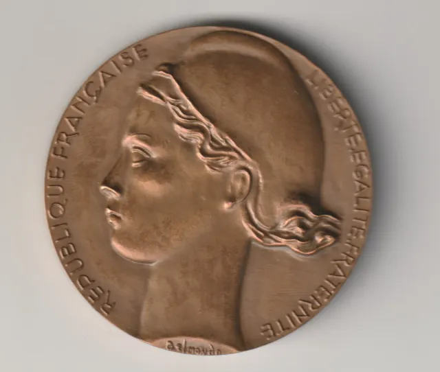 Médaille d'identité du Sénat de la Cinquième République,  (bronze).