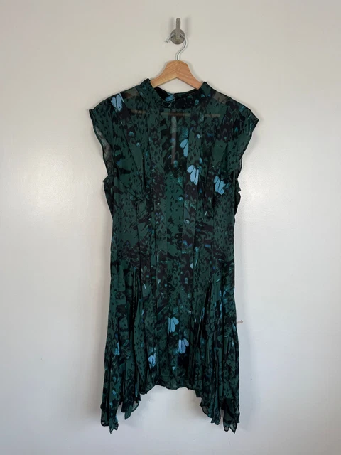 all saints fleur wing dress green Ba&sh main image 1