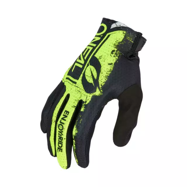 O'Neal Matrix Shocker MX DH FR Handschuhe lang schwarz/gelb 2023 Oneal