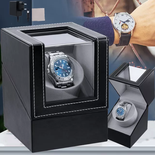 Uhrenbeweger Automatische Uhrengehäuse Single Watchwinder Uhrenkasten Uhrenbox