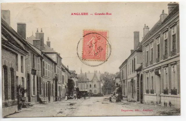 ANGLURE - Marne - CPA 51 - the main street