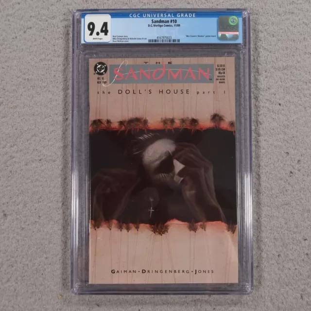 The Sandman #10 1989 1st App of the Corinthian Neil Gaiman DC Netflix CGC 9.4
