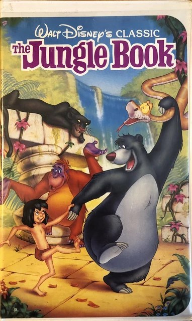 The Jungle Book (1967) (VHS, 1992) Black Diamond Walt Disney’s Classic