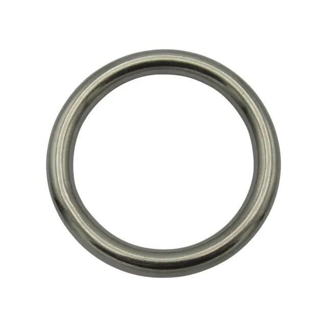 Stainless Steel Round O Ring 12MM x 100MM (Marine Webbing Rigging Mooring)