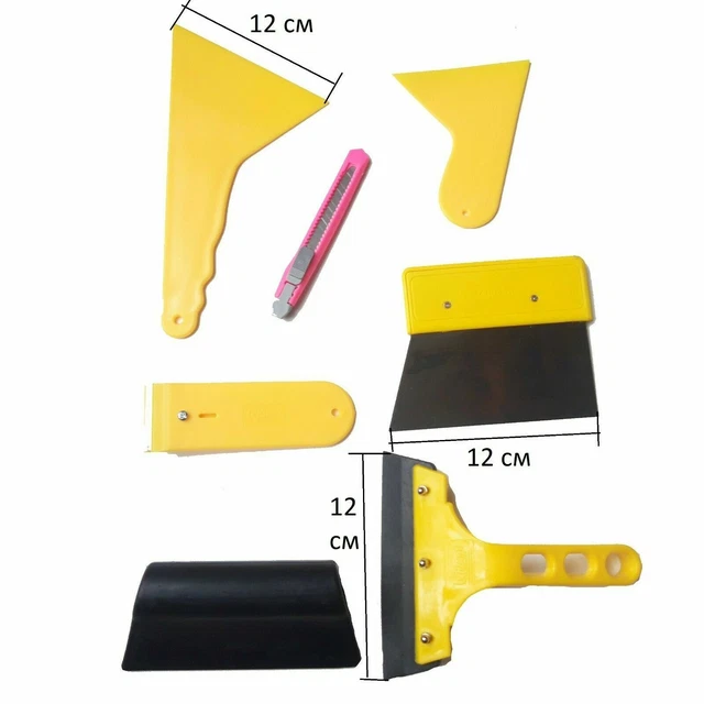 Juego de 7 Ps para película de tinte de ventana, Kit aplicador de...