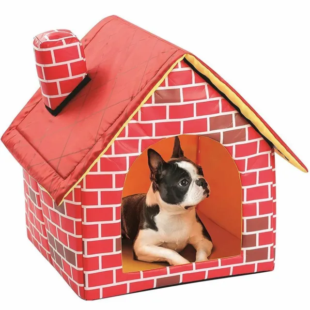 Foldable Dog House Pet Bed Cat Kennel Puppy Portable Indoor Travel Mat Supplies