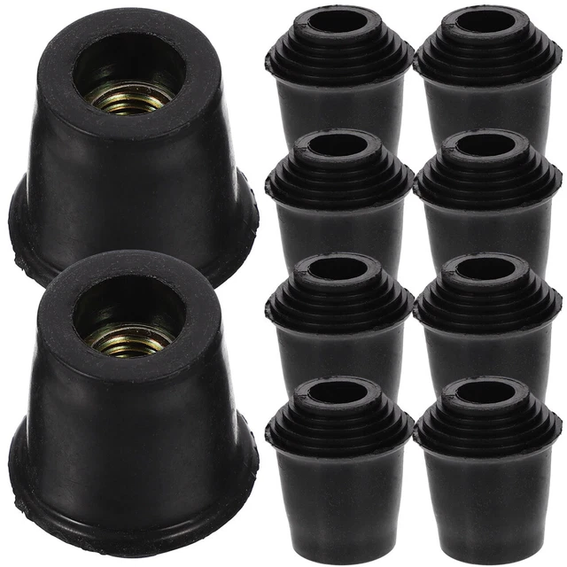 10 pz rulli singolo pedale batteria bassi batteria bassi maniche antiscivolo gomma