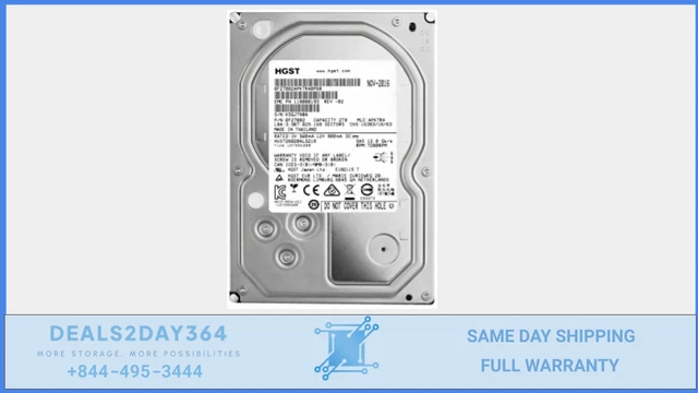 HGST HUS726020ALS210 2TB 7.2K SAS 3.5"" 12Gbps Rigid Zero-Hour Player ...