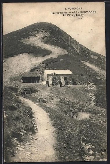 Carte Postale Ancienne CPA 63 – Environs Du Mont-Dore : L'Église Et Le Pic Du Sancy, France