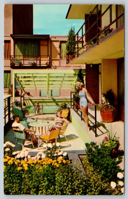 c1960s Curtis Motor Lodge Downtown Minneapolis Motel Vintage Postcard