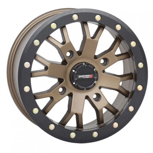4/156 System 3 Off-Road SB-4 Beadlock Wheel 15x7 5.5 + 1.5 Bronze 15S3-3256