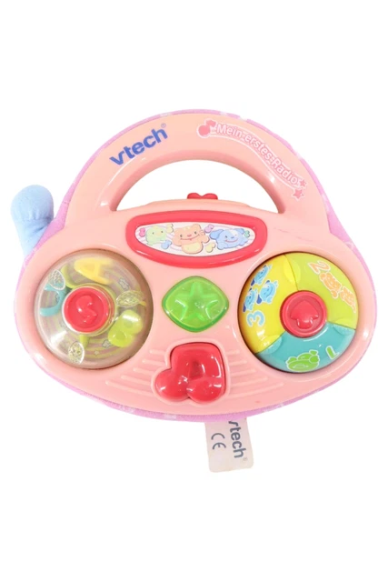 VTECH Elektrisches Kinderspielzeug rosa Mein erstes Radio