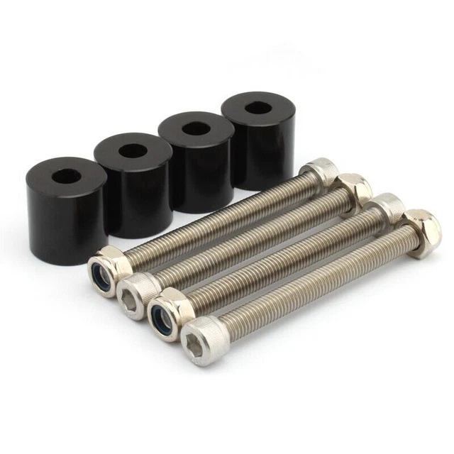 Black 1" Handlebar Handle Bar Riser Kit Fits Suzuki Hayabusa GSX 1300R 99-19!