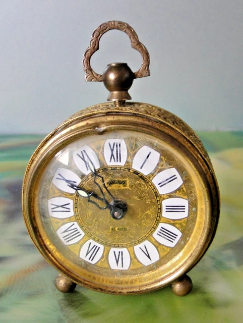 RÉVEIL ANCIEN PENDULETTE de voyage JAEGER LECOULTRE dans sa BOITE D