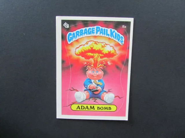 1985 Topps Garbage Pail Kids 1st Series 1 Matte Back Card 8a Adam Bomb Checklist