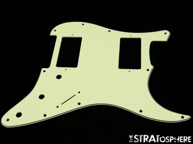 * NEW Mint Green HH Stratocaster PICKGUARD for Fender Strat 3 Ply Standard