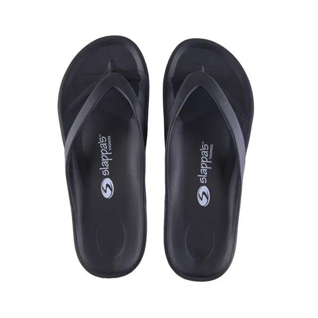 Black Arch Support Thongs