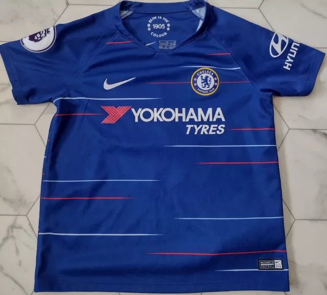 Chelsea Nike Football Shirt Home 2018/2019 Size 5-6 yrs Ross Barkley No 8.