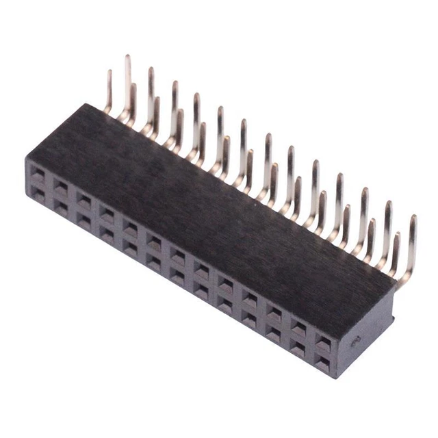 50 x 26-Way Double Row Right Angle PCB Socket 2.54mm